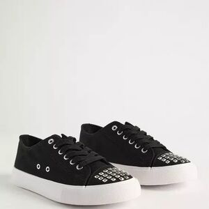 Torrid Black and White Studded Sneakers
